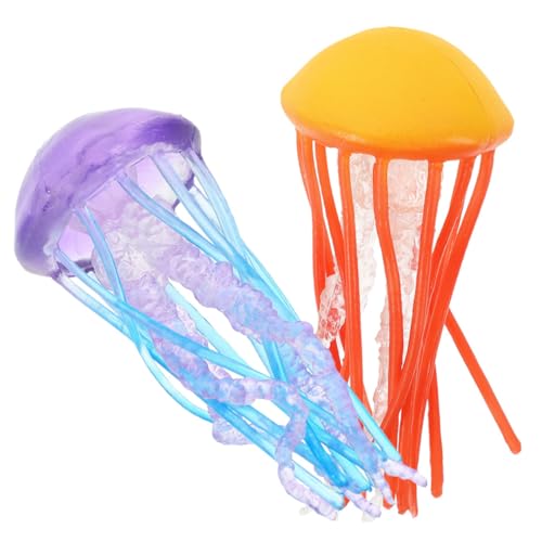 ORFOFE 2 Stück Realistisches Teiliges Quallenmodell Kompakte Meeresbewohner Spielzeuge aus Kunststoff Pädagogisches Kleines Kognitives Quallenspielzeug für Meeresthemenpartys und ORFOFE 2 Stück Realistisches Teiliges Quallenmodell Kompakte Meeresbewohner Spielzeuge aus Kunststoff Pädagogisches Kleines Kognitives Quallenspielzeug für Meeresthemenpartys und von ORFOFE