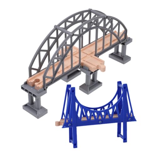ORFOFE 2 Stück Teiliges Brückenset Graue Kreuzbrücke Blaue Meeresbrücke Eisenbahnzubehör DIY für Kreative Holzeisenbahn Zubehör Zubehör ORFOFE 2 Stück Teiliges Brückenset Graue Kreuzbrücke Blaue Meeresbrücke Eisenbahnzubehör DIY für Kreative Holzeisenbahn Zubehör Zubehör von ORFOFE
