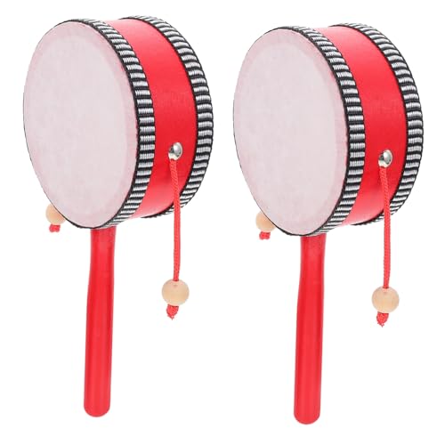 ORFOFE 2 Stück Teiliges Chinesisches Trommelförmiges Rasselspielzeug Handliche Wellen Trommel Fördert Hand Auge koordination Farb Hörentwicklung Pädagogisches Schlaginstrument für Ab ORFOFE 2 Stück Teiliges Chinesisches Trommelförmiges Rasselspielzeug Handliche Wellen Trommel Fördert Hand Auge koordination Farb Hörentwicklung Pädagogisches Schlaginstrument für Ab von ORFOFE