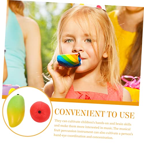 ORFOFE 2 Stück Teiliges Fruit Shaker Mango und Orange Musikalisches Simulationsspielzeug Hand Auge Koordination und Konzentration Pädagogisches Percussion Instrument für Frühe ORFOFE 2 Stück Teiliges Fruit Shaker Mango und Orange Musikalisches Simulationsspielzeug Hand Auge Koordination und Konzentration Pädagogisches Percussion Instrument für Frühe von ORFOFE