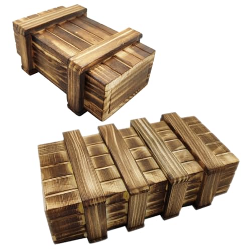 ORFOFE 2 Stück Teiliges Holz Puzzle Geschenkbox mit Verstecktem Fach Kognitive Spielzeugbox für Fördert Problemlösung und Konzentration Sichere Glatte Oberfläche Lernspielzeug für Jungen ORFOFE 2 Stück Teiliges Holz Puzzle Geschenkbox mit Verstecktem Fach Kognitive Spielzeugbox für Fördert Problemlösung und Konzentration Sichere Glatte Oberfläche Lernspielzeug für Jungen von ORFOFE