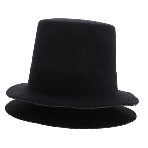 ORFOFE 2 Stück Teiliges Mini Hüte aus Stoff und Eva DIY Bastelset für Puppen Handgefertigte Schwarze Mini Hüte Vielseitiges Zubehör für Puppenkostüme und Dekoration ORFOFE 2 Stück Teiliges Mini Hüte aus Stoff und Eva DIY Bastelset für Puppen Handgefertigte Schwarze Mini Hüte Vielseitiges Zubehör für Puppenkostüme und Dekoration von ORFOFE