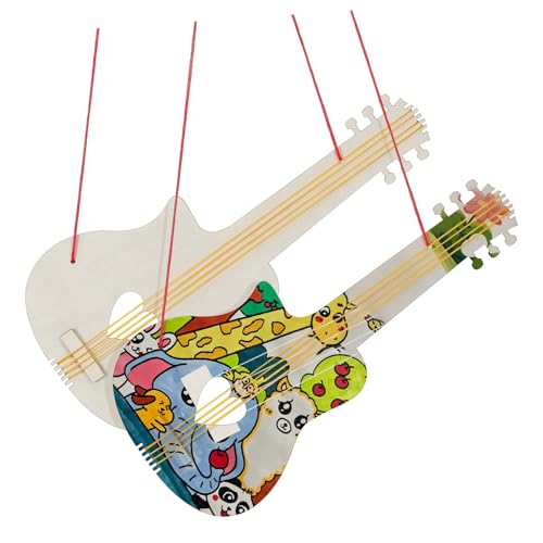 ORFOFE 2 Stück Unbemalte Holz Gitarren spielzeuge DIY Bastelset mit Glatter Oberfläche Robustes Holz Kinderfreundlich zum Bemalen und Kreativen Gestalten Fördert Feinmotorik und ORFOFE 2 Stück Unbemalte Holz Gitarren spielzeuge DIY Bastelset mit Glatter Oberfläche Robustes Holz Kinderfreundlich zum Bemalen und Kreativen Gestalten Fördert Feinmotorik und von ORFOFE