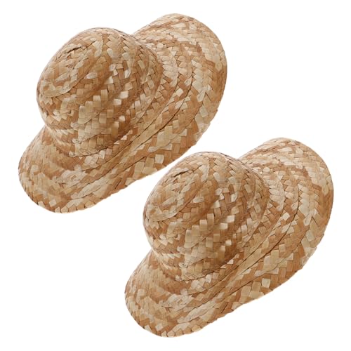 ORFOFE 2 Stück Unbemalte Strohhüte DIY Bastelset für Mädchen Jungen Sommerspaß Party Zubehör Leichte Naturstroh Hüte zum Bemalen und Gestalten ORFOFE 2 Stück Unbemalte Strohhüte DIY Bastelset für Mädchen Jungen Sommerspaß Party Zubehör Leichte Naturstroh Hüte zum Bemalen und Gestalten von ORFOFE