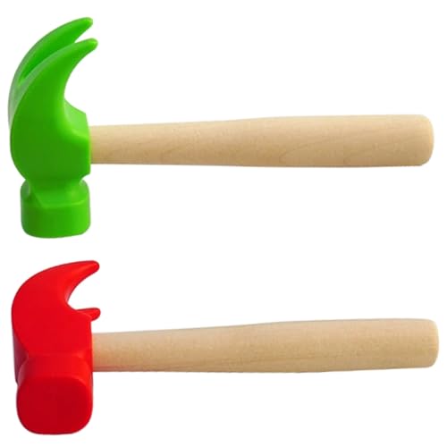 ORFOFE 2 Stück Werkzeugspielzeug Kleiner Holzhammer mit Pp Kopf und Solidem Griff Leichtes Hämmerchenspiel für Motorische Fähigkeiten Handliches Lernspielzeug für Jungen und Mädchen ORFOFE 2 Stück Werkzeugspielzeug Kleiner Holzhammer mit Pp Kopf und Solidem Griff Leichtes Hämmerchenspiel für Motorische Fähigkeiten Handliches Lernspielzeug für Jungen und Mädchen von ORFOFE