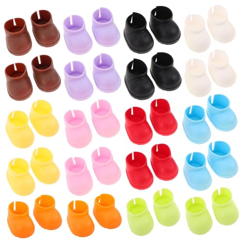 ORFOFE 20 Paare Mini Schuhe für Puppen Weiche Kunststoff Mini Stiefel Puppenstiefel Zubehör für Kostüm Leicht Anzuziehen Kompakt und Vielseitig für Kreative Spielideen ORFOFE 20 Paare Mini Schuhe für Puppen Weiche Kunststoff Mini Stiefel Puppenstiefel Zubehör für Kostüm Leicht Anzuziehen Kompakt und Vielseitig für Kreative Spielideen von ORFOFE