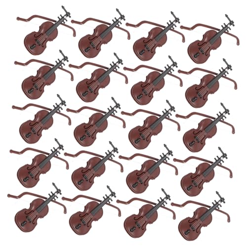 ORFOFE 20 Sätze Mini Geigen Modelle aus Holzoptik Realistische Weihnachtsdeko Filigrane Musikinstrumente Moderne Tischdekoration Foto requisit für Festtagsstimmung ORFOFE 20 Sätze Mini Geigen Modelle aus Holzoptik Realistische Weihnachtsdeko Filigrane Musikinstrumente Moderne Tischdekoration Foto requisit für Festtagsstimmung von ORFOFE