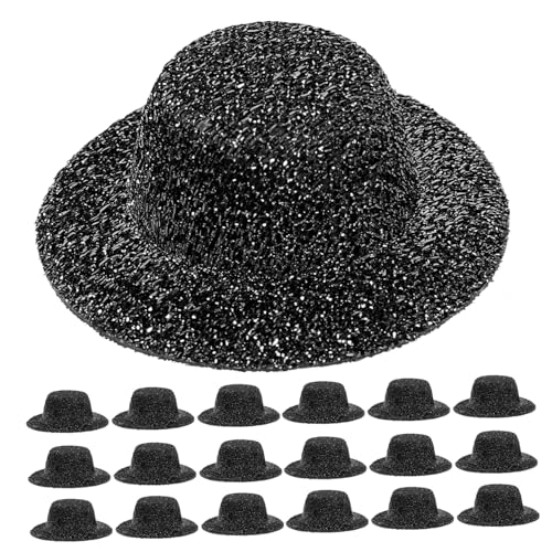 ORFOFE 20 Stück Mini Jazz Hüte Schwarz Miniatur Puppenhüte für DIY Basteln Puppenzubehör Party Dekoration Langlebig und Vielseitig Verwendbar ORFOFE 20 Stück Mini Jazz Hüte Schwarz Miniatur Puppenhüte für DIY Basteln Puppenzubehör Party Dekoration Langlebig und Vielseitig Verwendbar von ORFOFE