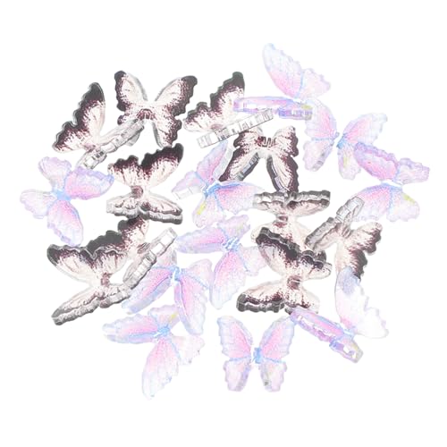 ORFOFE 20 Stück Mini Schmetterling Puppenhauszubehör Mini Schmetterlingsfiguren Puppenhauszubehör Mikroharz Schmetterlingsmodell Miniatur Schmetterlingsfiguren Winzige von ORFOFE
