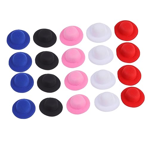 ORFOFE 20 Stück Teiliges DIY Mini Hüte Filz Miniatur Kopfbedeckungen zum Basteln in Rot Blau Handgefertigte Anhänger für Mädchen DIY Bastelprojekte und Dekoration ORFOFE 20 Stück Teiliges DIY Mini Hüte Filz Miniatur Kopfbedeckungen zum Basteln in Rot Blau Handgefertigte Anhänger für Mädchen DIY Bastelprojekte und Dekoration von ORFOFE