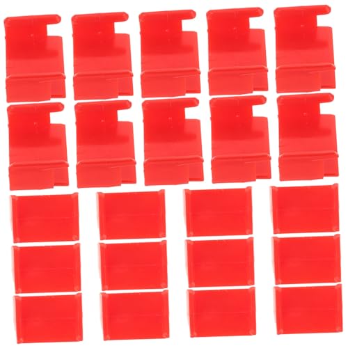 ORFOFE 20 Stück Teiliges Kunststoff Schienenverbinder Rote Gleisclips für Modelleisenbahn Zubehör Stabile Verbindung für Holzeisenbahn Gleise Kompatibel mit Spielzeugeisenbahnen für ORFOFE 20 Stück Teiliges Kunststoff Schienenverbinder Rote Gleisclips für Modelleisenbahn Zubehör Stabile Verbindung für Holzeisenbahn Gleise Kompatibel mit Spielzeugeisenbahnen für von ORFOFE