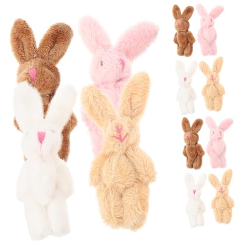 ORFOFE 20 Stück Teiliges Mini Plüsch Kaninchen in Braun Hellbraun und Weiß Niedliche DIY Kuscheltier Hasen mit Anhänger Cartoon Bunny Dekoration für Ostern Geburtstag Hochzeit ORFOFE 20 Stück Teiliges Mini Plüsch Kaninchen in Braun Hellbraun und Weiß Niedliche DIY Kuscheltier Hasen mit Anhänger Cartoon Bunny Dekoration für Ostern Geburtstag Hochzeit von ORFOFE