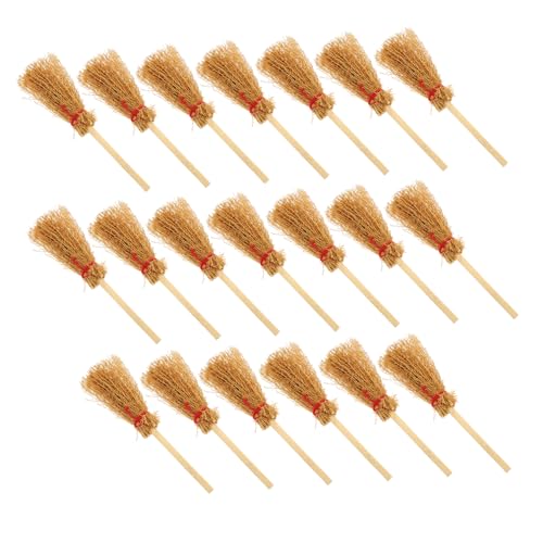 ORFOFE 20 Stück Teiliges Miniatur Puppenhaus Besen Glatte Oberfläche Dekoratives Micro Landscape Zubehör für Puppenhaus Wohnzimmer Schlafzimmer Spielzimmer und Tischdekoration ORFOFE 20 Stück Teiliges Miniatur Puppenhaus Besen Glatte Oberfläche Dekoratives Micro Landscape Zubehör für Puppenhaus Wohnzimmer Schlafzimmer Spielzimmer und Tischdekoration von ORFOFE