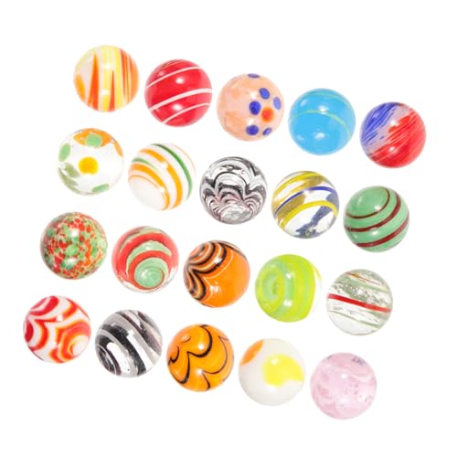 ORFOFE 20 Stück Teiliges Murmeln Bunte Dekorative Glaskugeln für Aquarien Sicher für Fische Langlebig Farbenfrohe Glasperlen für Basteln und Tischdeko Vielseitig für Arrangements ORFOFE 20 Stück Teiliges Murmeln Bunte Dekorative Glaskugeln für Aquarien Sicher für Fische Langlebig Farbenfrohe Glasperlen für Basteln und Tischdeko Vielseitig für Arrangements von ORFOFE