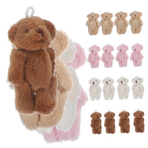 ORFOFE 20 Stück Teiliges Plüschtier Bunte Kleine Stoffbären Weiche Mini Kuscheltiere für DIY Handwerk Taschenanhänger Schlüsselanhänger Partydeko und Geschenke ORFOFE 20 Stück Teiliges Plüschtier Bunte Kleine Stoffbären Weiche Mini Kuscheltiere für DIY Handwerk Taschenanhänger Schlüsselanhänger Partydeko und Geschenke von ORFOFE