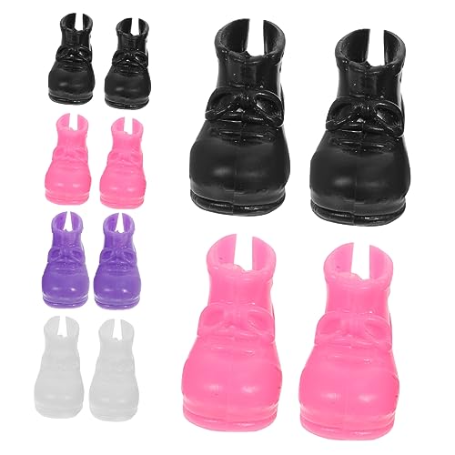 ORFOFE 20 Stück Teiliges Puppenschuh aus Robustem Kunststoff Miniatur Flache Schuhe in Rosa Weiß und Schwarz als Puppenhaus Zubehör und Mini Szene Requisiten für Kreative DIY Dekoration ORFOFE 20 Stück Teiliges Puppenschuh aus Robustem Kunststoff Miniatur Flache Schuhe in Rosa Weiß und Schwarz als Puppenhaus Zubehör und Mini Szene Requisiten für Kreative DIY Dekoration von ORFOFE
