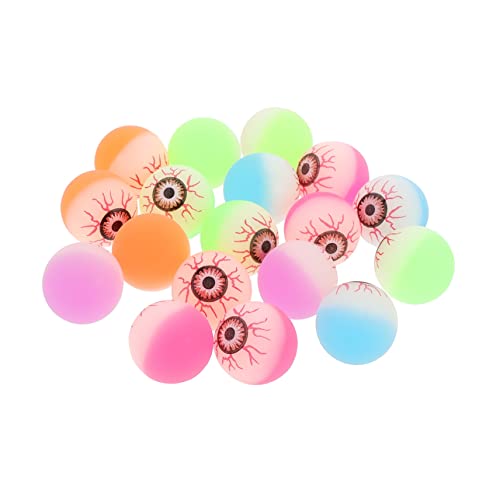 ORFOFE 20st Eye Hüpfball Gruselige Halloween-augen Partytütenfüller Für Kinder Hüpfbälle Partygeschenke Augapfel Hüpfender Ball Kinderspielzeug Augäpfel Requisiten Plastik von ORFOFE