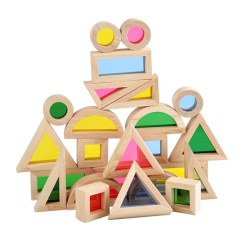 ORFOFE 24 Stück Teiliges Holzbaustein Stapelbare Bunte Bauklötze für Pädagogisches Lernspielzeug zur Farberkennung und Feinmotorik Robustes Material Interaktives Eltern Junge Mädchen ORFOFE 24 Stück Teiliges Holzbaustein Stapelbare Bunte Bauklötze für Pädagogisches Lernspielzeug zur Farberkennung und Feinmotorik Robustes Material Interaktives Eltern Junge Mädchen von ORFOFE