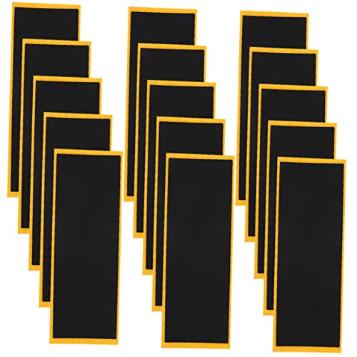 ORFOFE 24st Finger-Skateboard-Aufkleber Finger-Skateboard-zubehör Skateboard-Klebeband-Aufkleber Griffbrett Aufkleber rutschfeste Schaumstoffbänder Rutschfester Schaumstoff Black von ORFOFE