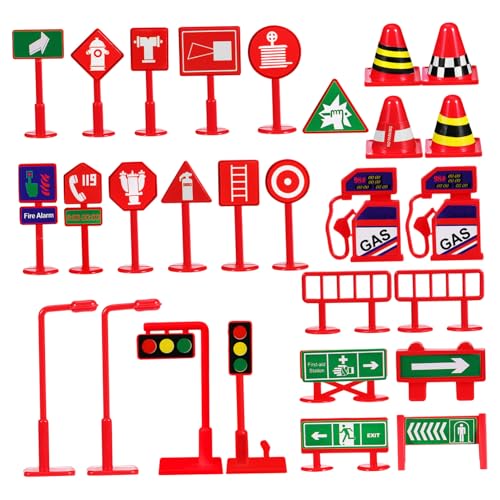 ORFOFE 28 Stück Teiliges Mini Verkehrszeichen aus Robustem PVC Kindgerechte Lernspielzeug Verkehrsampeln und Straßenschilder für Drinnen und Draußen Sicher und Langlebig für Vorschule ORFOFE 28 Stück Teiliges Mini Verkehrszeichen aus Robustem PVC Kindgerechte Lernspielzeug Verkehrsampeln und Straßenschilder für Drinnen und Draußen Sicher und Langlebig für Vorschule von ORFOFE