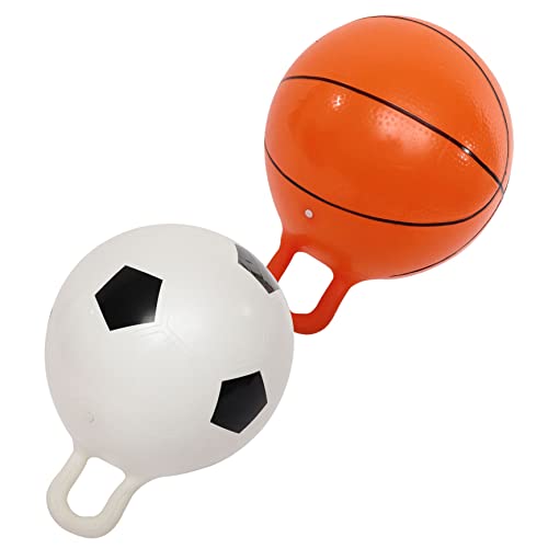 ORFOFE 2St Flummi hühner Spielzeug Kinder Sport leichtes Spielzeug fuussball Football Fußballspielzeug lustiges Ballspielzeug hüpfendes Spielzeug Kinderspielzeug interessanter PVC-Ball von ORFOFE