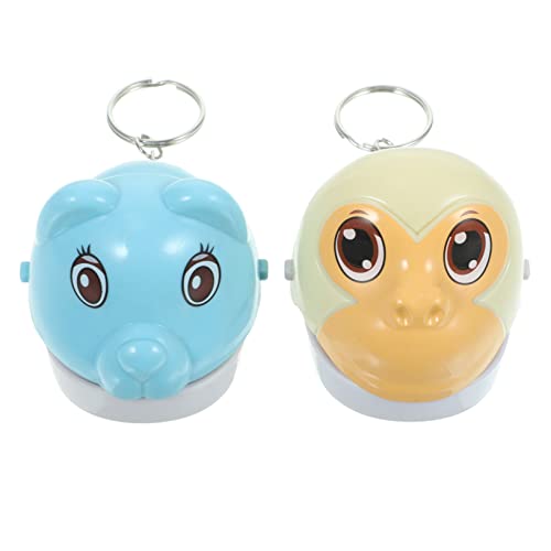 ORFOFE 2pcs Kinder Keychain Tierfinger Bitchen Spielzeug Keychain Kinder Zähne Spielzeug Kreatives Zähne Spiel Zufallsstil von ORFOFE