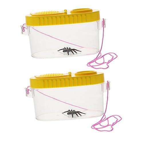 ORFOFE 2st Insektenbetrachter Viewer-Container-Tools Critter-Container Behälter Für Lebewesen Im Haushalt Haushaltsgeräte Einfügen Käfigfänger Spielzeugbehälter Plastik von ORFOFE