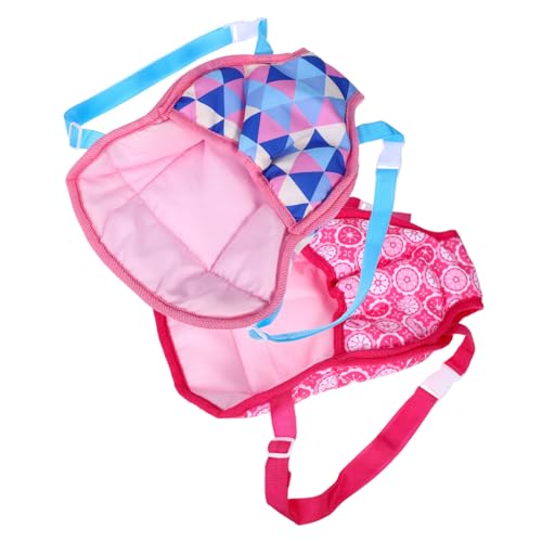 ORFOFE 2st Puppen Trage Puppenschlinge Zubehör Für Babypuppen Kinderanzug Accessoires Für Mädchen Puppentragerucksack Tragehilfe Für Babypuppen Babytrage Hosenträger Für Kinder Stoff von ORFOFE