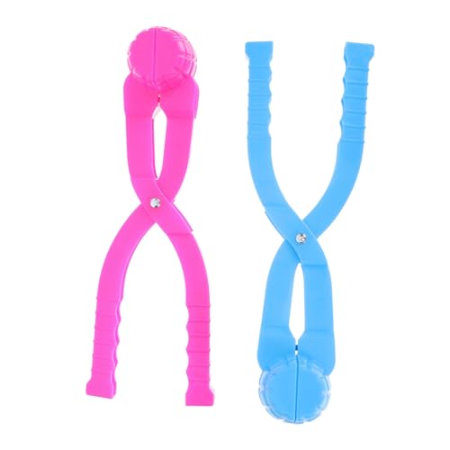 ORFOFE 2st Schneeball Klammer Schneeballhersteller Schneeballwerfer Schneeball-Maker-Clip Schneeballklemme Werkzeug Zur Schneeballherstellung Schneeball-Clip-sandformen Plastik von ORFOFE