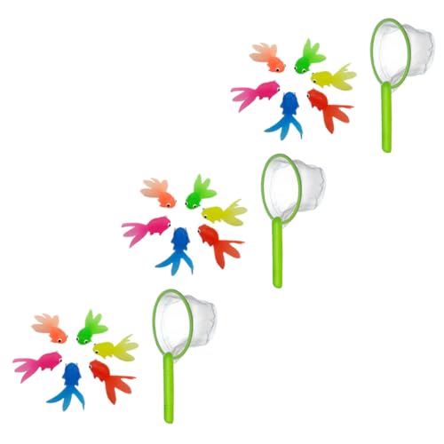 ORFOFE 3 Sätze Badespielzeug Cartoon Goldfisch Wasserspaß Bunte Weiche Schwimmtiere mit Netz für Jungen Mädchen Badewanne Aquarium Dekoration Zufällige Farbe Zufällige Farbe ORFOFE 3 Sätze Badespielzeug Cartoon Goldfisch Wasserspaß Bunte Weiche Schwimmtiere mit Netz für Jungen Mädchen Badewanne Aquarium Dekoration Zufällige Farbe Zufällige Farbe von ORFOFE