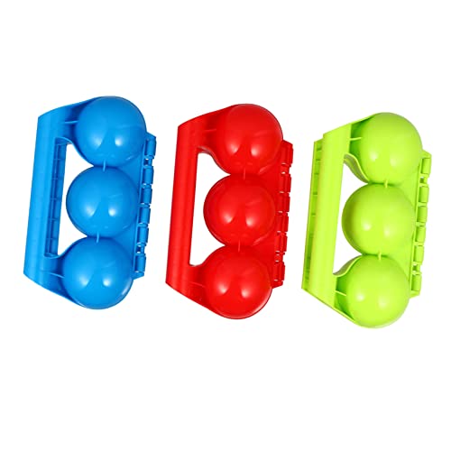 ORFOFE 3 Stück Teiliges Winter Schneeballzangen aus Sicherem Kunststoff Glatte Kanten Schnelle Runde Schneeballformer für Outdoor Spiele Farbenfrohe Schneespielzeug für Zufällige Farbe ORFOFE 3 Stück Teiliges Winter Schneeballzangen aus Sicherem Kunststoff Glatte Kanten Schnelle Runde Schneeballformer für Outdoor Spiele Farbenfrohe Schneespielzeug für Zufällige Farbe von ORFOFE