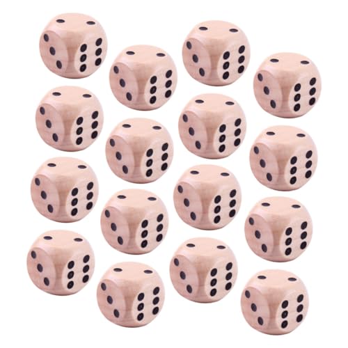 ORFOFE 30St Punktwürfel aus Holz Würfel für Bar lustige Spielwürfel Balkenpunktwürfel Würfel Spielzeug Würfeln Indoor Spiele bang The dice Game Zahlenwürfel kreative Punktewürfel hölzern von ORFOFE