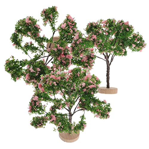 ORFOFE 3St Simulierter Minibaum Mini-Dioramen-Bäume Mini-Modellbäume Spielzeugbäume Mini-Baum Artificial Tree mikrolandschaft Mini-Landschaftsbaummodell Mini-Pflanzendekor Plastik von ORFOFE