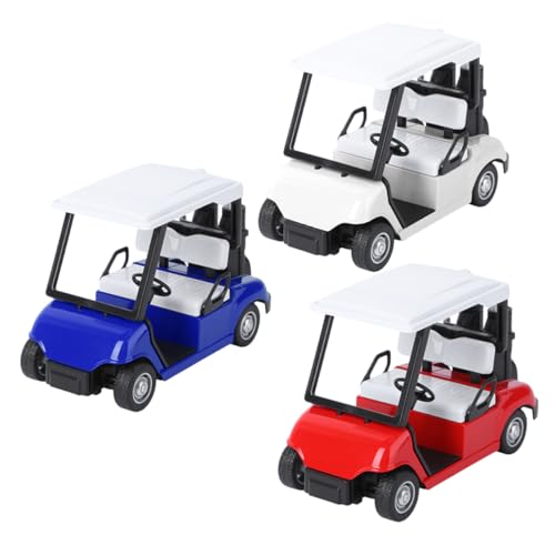 ORFOFE 3st Kugelautomodell Golfwagen Schiebewagen Kinderfahrzeug-spielset Kognitives Spielzeug Fahrzeugmodelle Gehirnspielzeug Auto-Fahrzeug-Action-Spielzeug Golfcart-Modell Legierung von ORFOFE