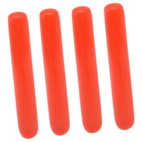 ORFOFE 4 Stück Aufblasbarer Stick Für Kinder Aufblasstab Aufblasbare Stadionkrachmacher Fußball-krachmacher Jubelstab Verdicken Party-jubelstock Aufblasbarer Boom-Stick Rot PVC von ORFOFE