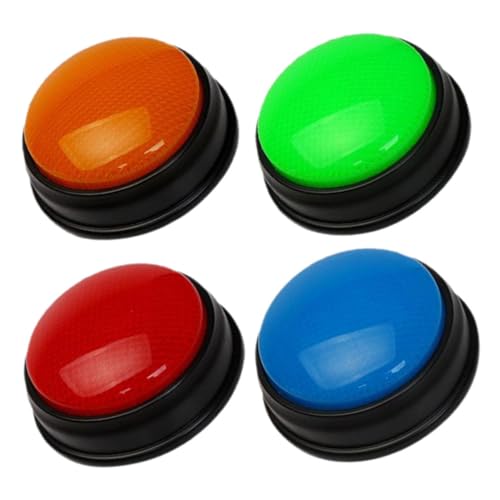 ORFOFE 4 Stück Multifunktionale Buzzer mit Licht Interaktives Lernspiel für Wettbewerb und Klassenzimmer Fördert Aufmerksamkeit und Reaktionsfähigkeit ORFOFE 4 Stück Multifunktionale Buzzer mit Licht Interaktives Lernspiel für Wettbewerb und Klassenzimmer Fördert Aufmerksamkeit und Reaktionsfähigkeit von ORFOFE