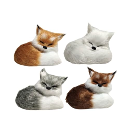 ORFOFE 4 Stück Plüsch Fuchs Modell Weiche Stofftier deko Vielseitige Fuchs Figuren für Schreibtisch Kinderzimmer Geschenkidee Naturinspiriert Handlich und Dekorativ ORFOFE 4 Stück Plüsch Fuchs Modell Weiche Stofftier deko Vielseitige Fuchs Figuren für Schreibtisch Kinderzimmer Geschenkidee Naturinspiriert Handlich und Dekorativ von ORFOFE