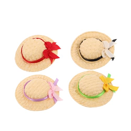 ORFOFE 4 Stück Puppendeko Mütze Mini Strohstrickmützen Kleine Handarbeitsmütze Kleine Bastel Strohhüte Handgewebte Mini Mützen Winziger Sombrero Web Bastelhut Miniatur Puppenhut ORFOFE 4 Stück Puppendeko Mütze Mini Strohstrickmützen Kleine Handarbeitsmütze Kleine Bastel Strohhüte Handgewebte Mini Mützen Winziger Sombrero Web Bastelhut Miniatur Puppenhut von ORFOFE