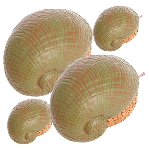 ORFOFE 4 Stück Schneckenmodell Meerestierfiguren Schnecke Lernspielzeug Miniatur Tierschneckenstatue Spielzeug Schneckenfiguren Dekor Schnecke Lebenszyklusmodell Simulation Tierfiguren von ORFOFE