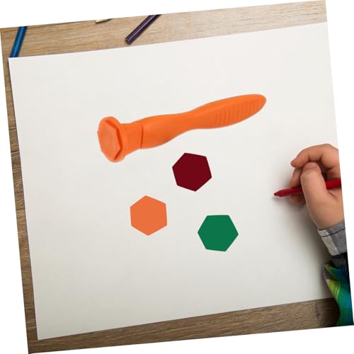 ORFOFE 4 Stück Teiliges Geometrie stempelset aus Gummi mit Griff Malspielzeug Kreative Zeichnung Handstempel für Vorschulkinder und Bastelprojekte ORFOFE 4 Stück Teiliges Geometrie stempelset aus Gummi mit Griff Malspielzeug Kreative Zeichnung Handstempel für Vorschulkinder und Bastelprojekte von ORFOFE