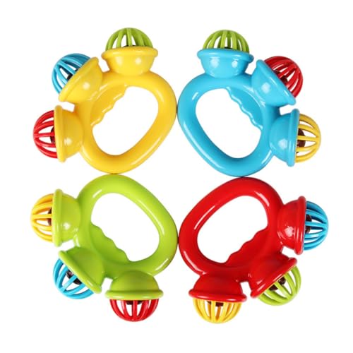 ORFOFE 4 Stück Teiliges Handrassel für Junge Mädchen und Kleinkinder Buntes Musikinstrument aus Fördert Rhythmusgefühl und Farberkennung Tragbar Lernspielzeug für Jahre Zufällige Farbe ORFOFE 4 Stück Teiliges Handrassel für Junge Mädchen und Kleinkinder Buntes Musikinstrument aus Fördert Rhythmusgefühl und Farberkennung Tragbar Lernspielzeug für Jahre Zufällige Farbe von ORFOFE