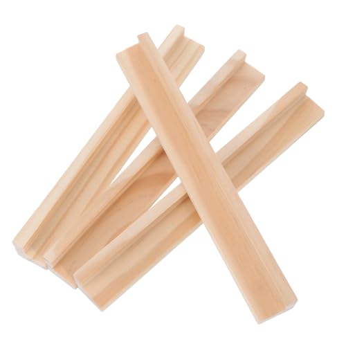 ORFOFE 4 Stück Teiliges Holz Domino Ablagen mit Glatten Kanten Praktischer DIY Buchstaben Halter Stabile Basis für Domino Spiel und Lernspielzeug Langlebig und Handlich für Erwachsene ORFOFE 4 Stück Teiliges Holz Domino Ablagen mit Glatten Kanten Praktischer DIY Buchstaben Halter Stabile Basis für Domino Spiel und Lernspielzeug Langlebig und Handlich für Erwachsene von ORFOFE