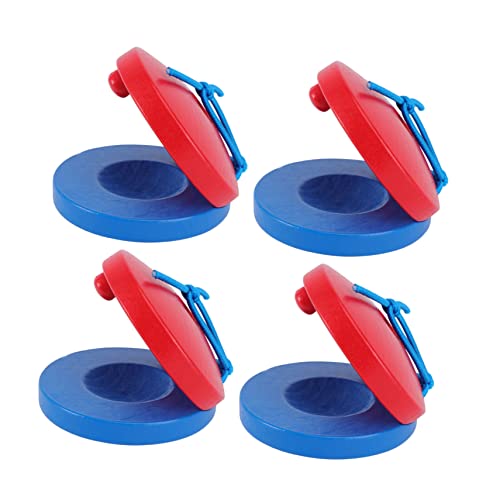 ORFOFE 4 Stück Teiliges Holzspielzeug Percussion für Farbenfrohe Runde Kastagnetten Sicheres Leichtes Design Fördert Hand Auge Koordination und Musikalische Früherziehung ORFOFE 4 Stück Teiliges Holzspielzeug Percussion für Farbenfrohe Runde Kastagnetten Sicheres Leichtes Design Fördert Hand Auge Koordination und Musikalische Früherziehung von ORFOFE