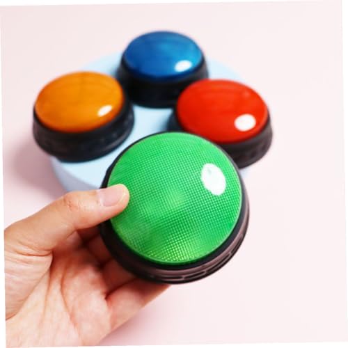 ORFOFE 4 Stück Teiliges Leuchtenden und Klingelnden Antwort buzzern Interaktives Reaktionsspiel für Familie Lernspaß und Wettbewerbe für Klassenzimmer und Geburtstagsfeiern ORFOFE 4 Stück Teiliges Leuchtenden und Klingelnden Antwort buzzern Interaktives Reaktionsspiel für Familie Lernspaß und Wettbewerbe für Klassenzimmer und Geburtstagsfeiern von ORFOFE