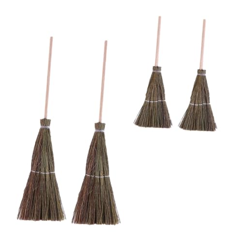 ORFOFE 4 Stück Teiliges Mini Besen Handgefertigt Miniatur Kehrbesen Puppenhaus Dekoration Lernspielzeug Landschaftsbau Zubehör ORFOFE 4 Stück Teiliges Mini Besen Handgefertigt Miniatur Kehrbesen Puppenhaus Dekoration Lernspielzeug Landschaftsbau Zubehör von ORFOFE