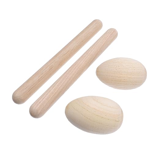 ORFOFE 4 Stück Teiliges Percussion Set aus Holz mit Rhythmusstäben und Shakern Sicheres Musikinstrument für Vorschulkinder Motorik Kreativität und Musikalischem Lernen ORFOFE 4 Stück Teiliges Percussion Set aus Holz mit Rhythmusstäben und Shakern Sicheres Musikinstrument für Vorschulkinder Motorik Kreativität und Musikalischem Lernen von ORFOFE