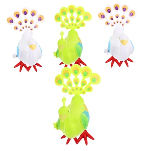 ORFOFE 4 Stück Teiliges Wind up mit Springendem Pfau Robustes Kindgerechtes Uhrwerkspielzeug Dekoratives Lernspielzeug für Farblich Sortiert in Weiß und Grün Langlebig und Unterhaltsam ORFOFE 4 Stück Teiliges Wind up mit Springendem Pfau Robustes Kindgerechtes Uhrwerkspielzeug Dekoratives Lernspielzeug für Farblich Sortiert in Weiß und Grün Langlebig und Unterhaltsam von ORFOFE