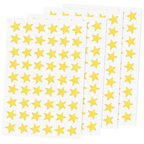 ORFOFE 40 Blätter Star-belohnungsaufkleber Patriotischer Sternaufkleber Aufkleber Stern-klebeetikett Aufkleber Aus Goldfolie Dekorative Sternaufkleber Sterne Golden Aluminiumfolie von ORFOFE