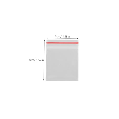 ORFOFE 40 Stück Teiliges Kleine Wiederverschließbare Plastikbeutel Transparente Zip Tüten für Mini Dollhouse Zubehör Schmuck und Kleine Gegenstände zur Sicheren Aufbewahrung und ORFOFE 40 Stück Teiliges Kleine Wiederverschließbare Plastikbeutel Transparente Zip Tüten für Mini Dollhouse Zubehör Schmuck und Kleine Gegenstände zur Sicheren Aufbewahrung und von ORFOFE