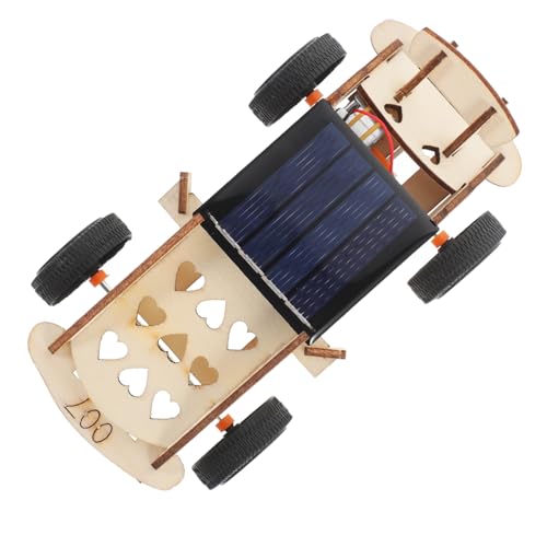 ORFOFE 5 Sätze Solarmotor-kit DIY-vorbau-Kits Wissenschaftliche Experimente Für Kinder Solar-DIY-Spielzeug Spielzeug Zusammenbauen DIY Solar-DIY-montagespielzeug Spielzeuge Hölzern von ORFOFE